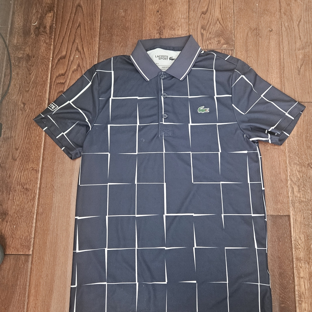 Lacoste Blue Tennis Polo Shirt Modern Design